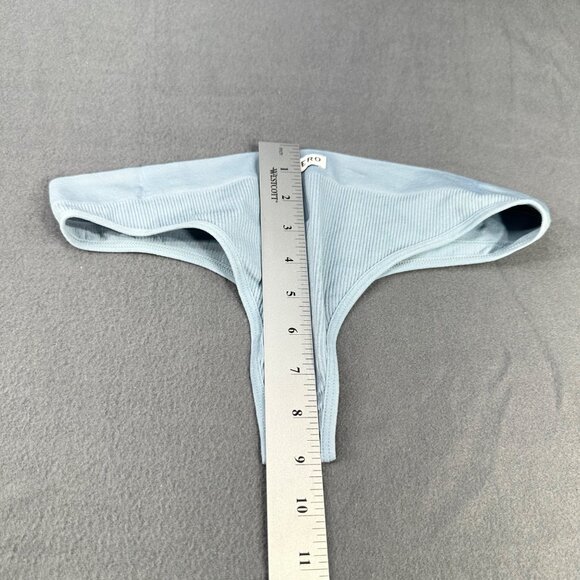 Aeropostale Women's Size Medium Panty Thong Seamless Light Blue New Without Tags - Picture 8 of 9